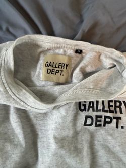 Gallery Dept. Gray Logo T-Shirt Size Medium
