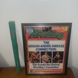 Wwf Hogan Giant Dibiase Magazine Print Cover Frame 1988 