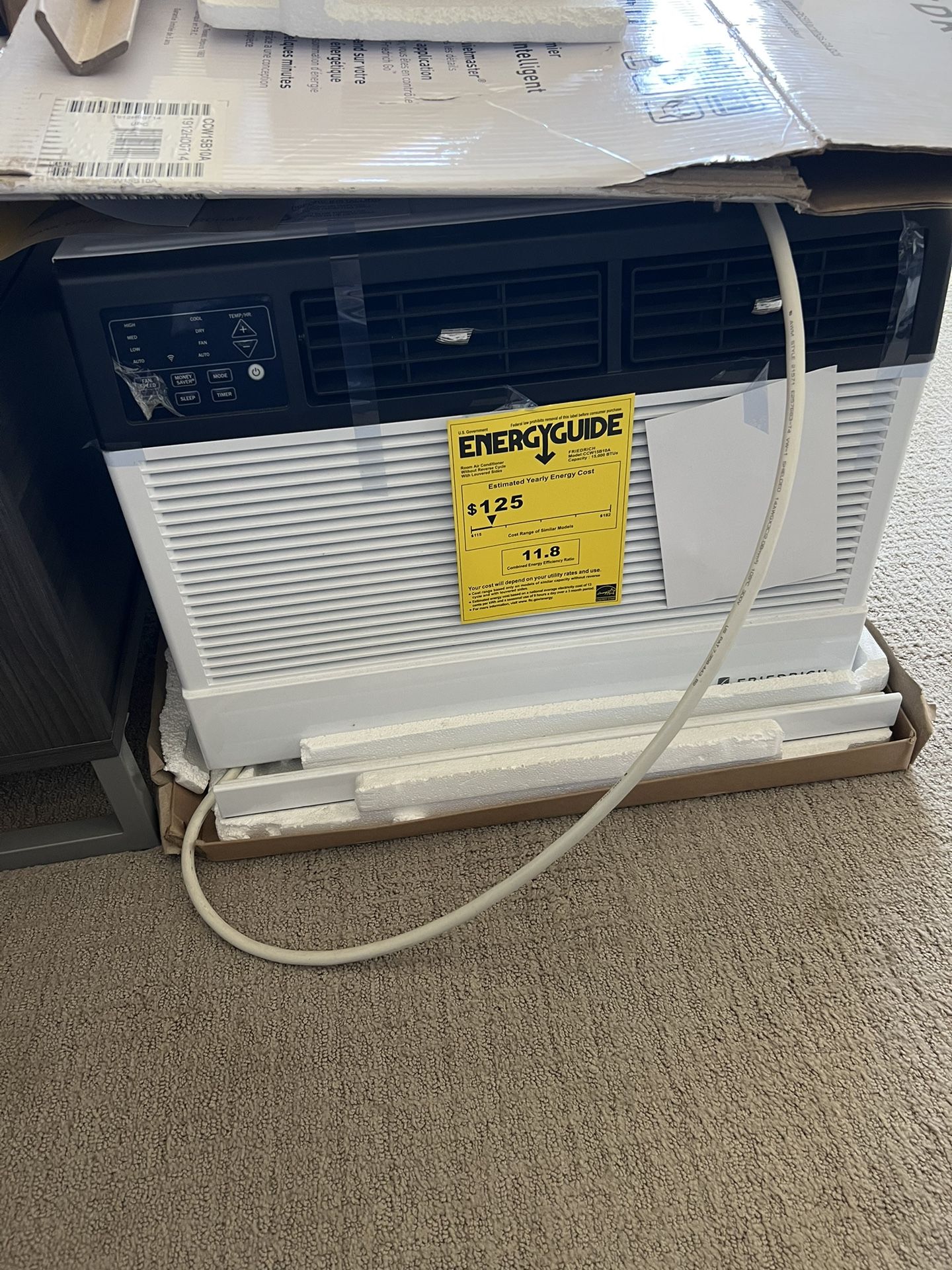 Air Conditioner Friedrich Chill Premier Series 15,000 BTU NEW open box