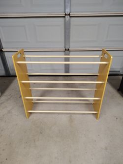 Wooden Shoe Rack