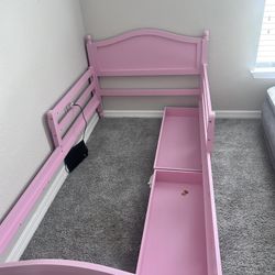 Pink Twin Bed Frame