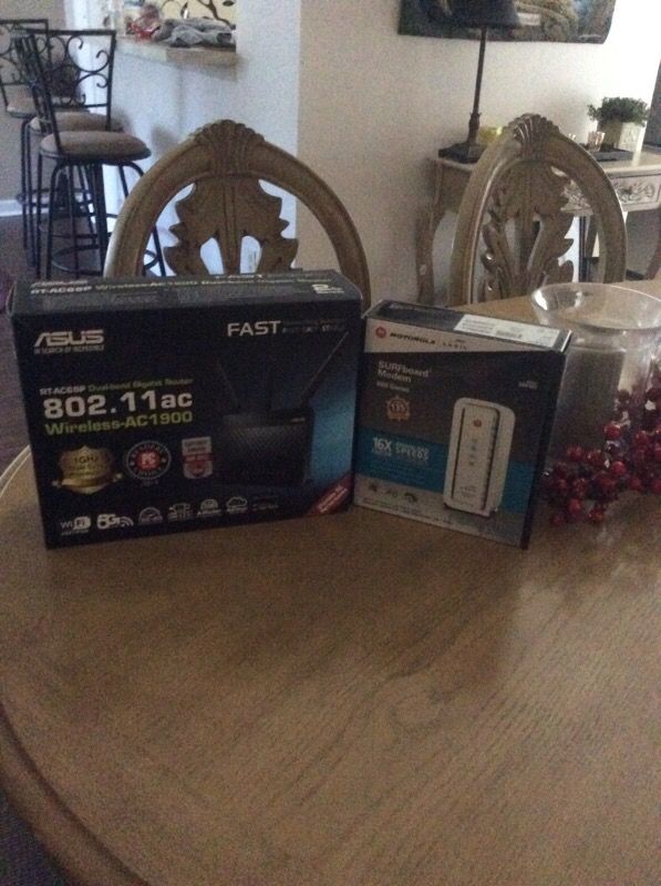 Modem and Router