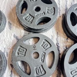 21 cap weights plates like new For All 