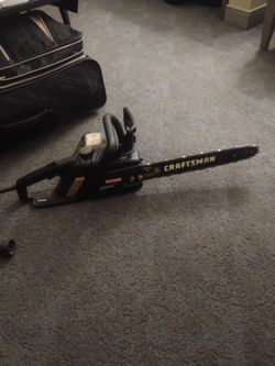 Craftsman chainsaw green and black for sale