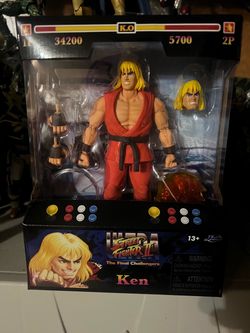 Jada Toys Street Fighter 2 Ken Masters 1/12 Scale Action Figure