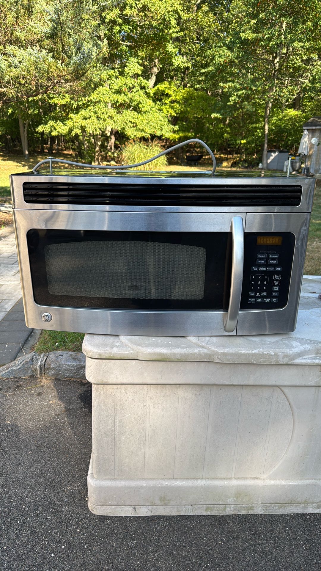 Microwave By GE Over The Range Stainless Steel