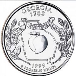 ROLL OF GEORGIA STATE QUARTERS
