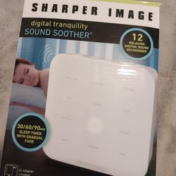 Sharper Image Digital Tranquility Sound Soother 