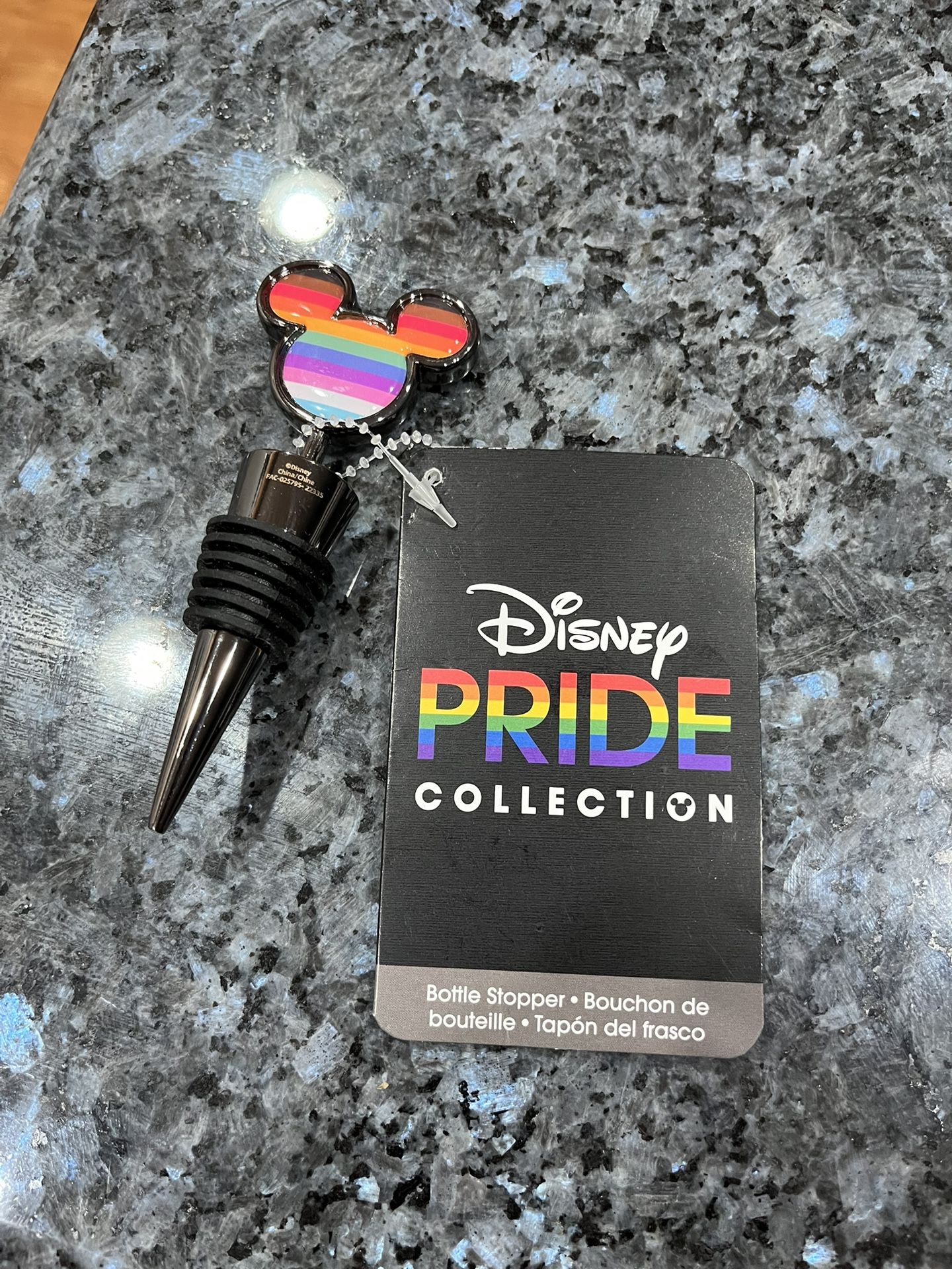 Disney Pride collection Mickey Mouse Bottle stopper. brand new never opened.