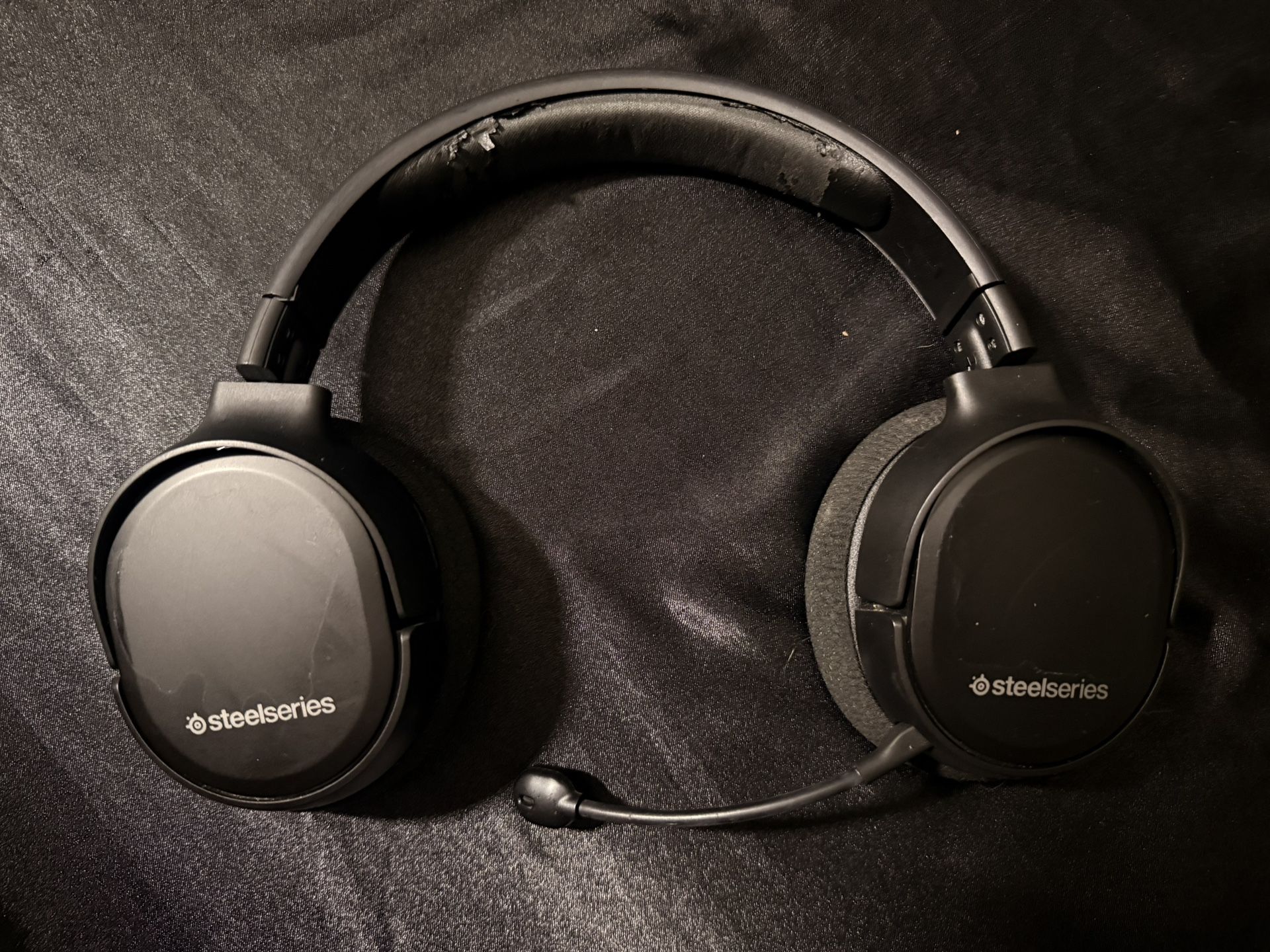 Steel Series Wireless Headset + Boom Arm Mic 