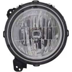 Jeep Wrangler Replacement Halogen Headlight; Pair