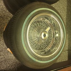 Brand New 13x7 Wire Wheels 