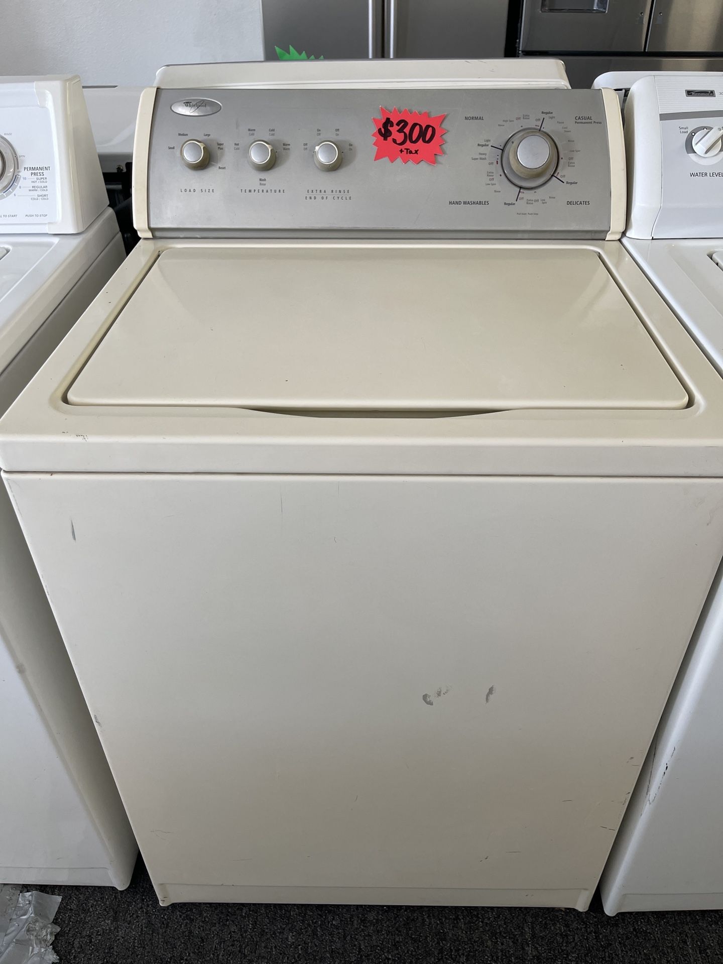 Whirlpool Beige Top Load Washer