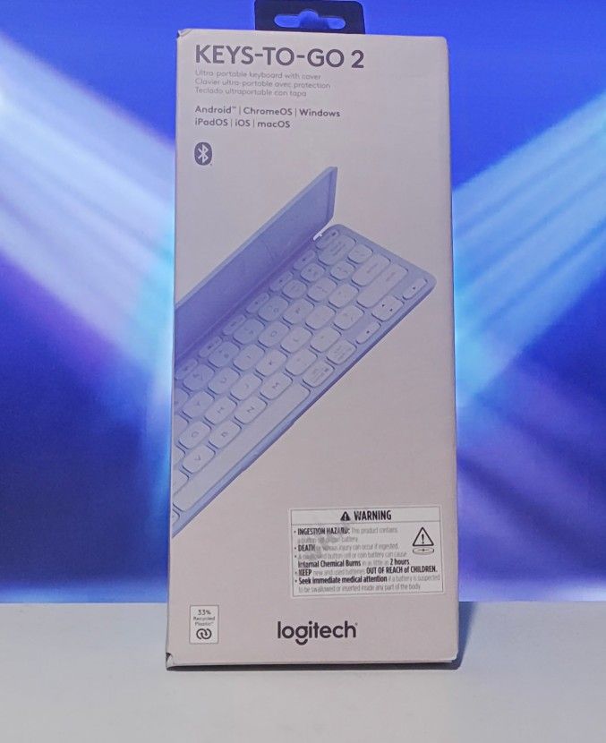 Logitech Keys to GO Portable Wireless Bluetooth Keyboard with