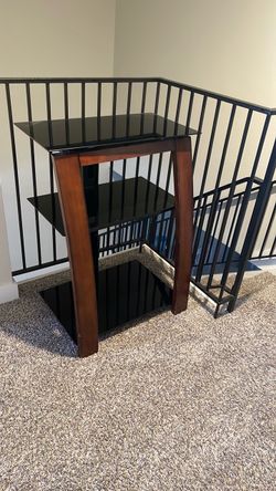 3 tier console tv media table