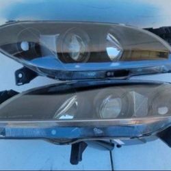 04-09 Mazda3 Projector Headlights Luces Focos Micas Faros Faroles Headlamps