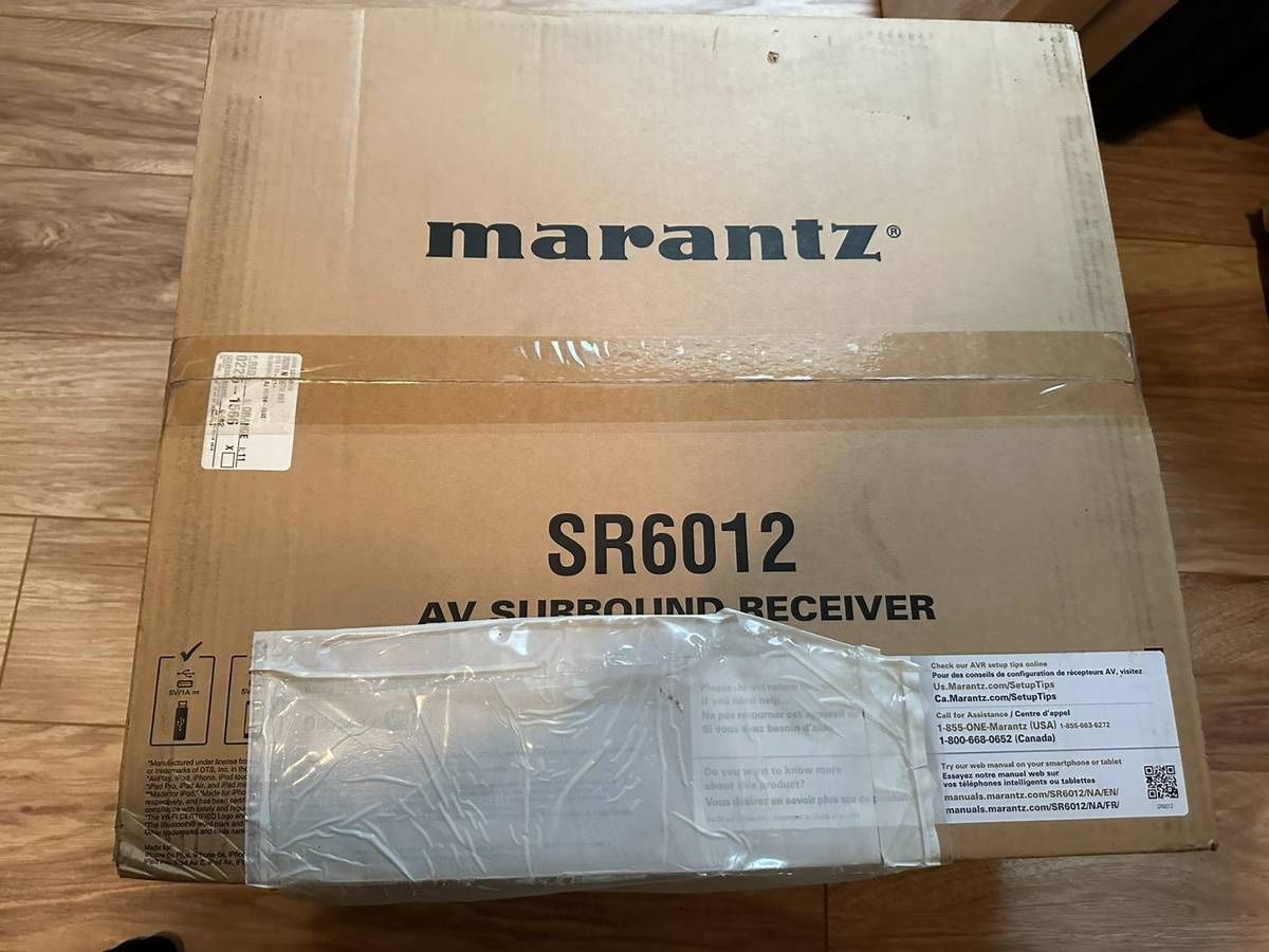 Marantz SR6012 9.2-channel home theater receiver with Wi-Fi®. Atmos