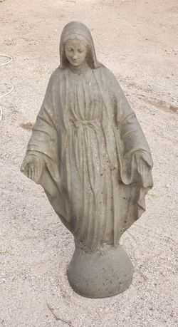 Solid Concrete 3ft Virgin Mary