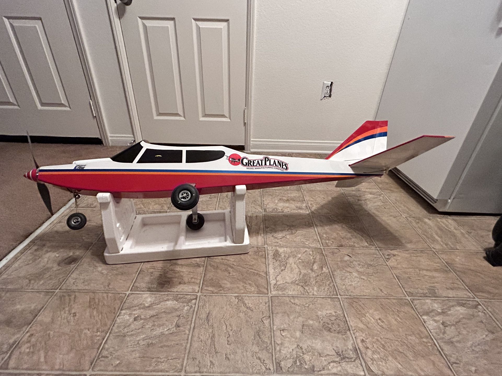 PRICED TO SELL QUICK! Balsa Wood Great Planes Avistar 62.5” RC Plane