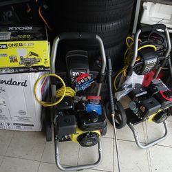 (BRAND NEW!!!) RYOBI 2900 PSI GAS POWERED PERSSURE WASHER AND RYOBI +One TILE SAW
