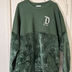 Disneyland Resort Mickey Mouse Green Sherpa Spirit Pullover