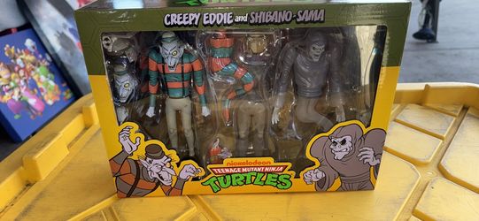 NEW NECA Teenage Mutant Ninja Turtles Creepy Eddie and Shibano-Sama