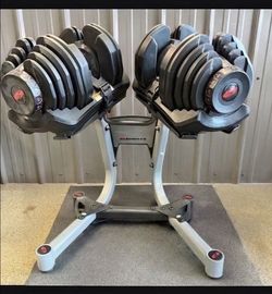 Bowflex 1090 SelectTech Adjustable Dumbbells with Stand