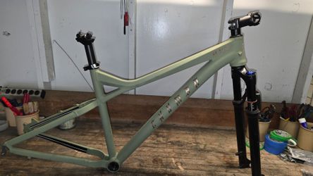 Mountain bike frame and fork