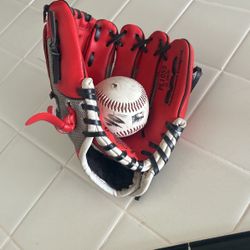 Baseball Glove With Ball