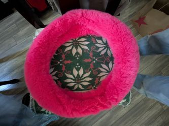 1A Auto Steering Wheel Cover in Pink