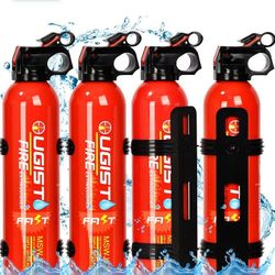 4 X Water-Based Fire Extinguishers Portable 620ml 20oz Ea, handheld  quicker responses, Light Weight Suitable for Car Truck Boat kitchen Home 