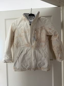 NEW Presence Parka - Girls Size 10/ Medium White Technical Snow Jacket | Roxy