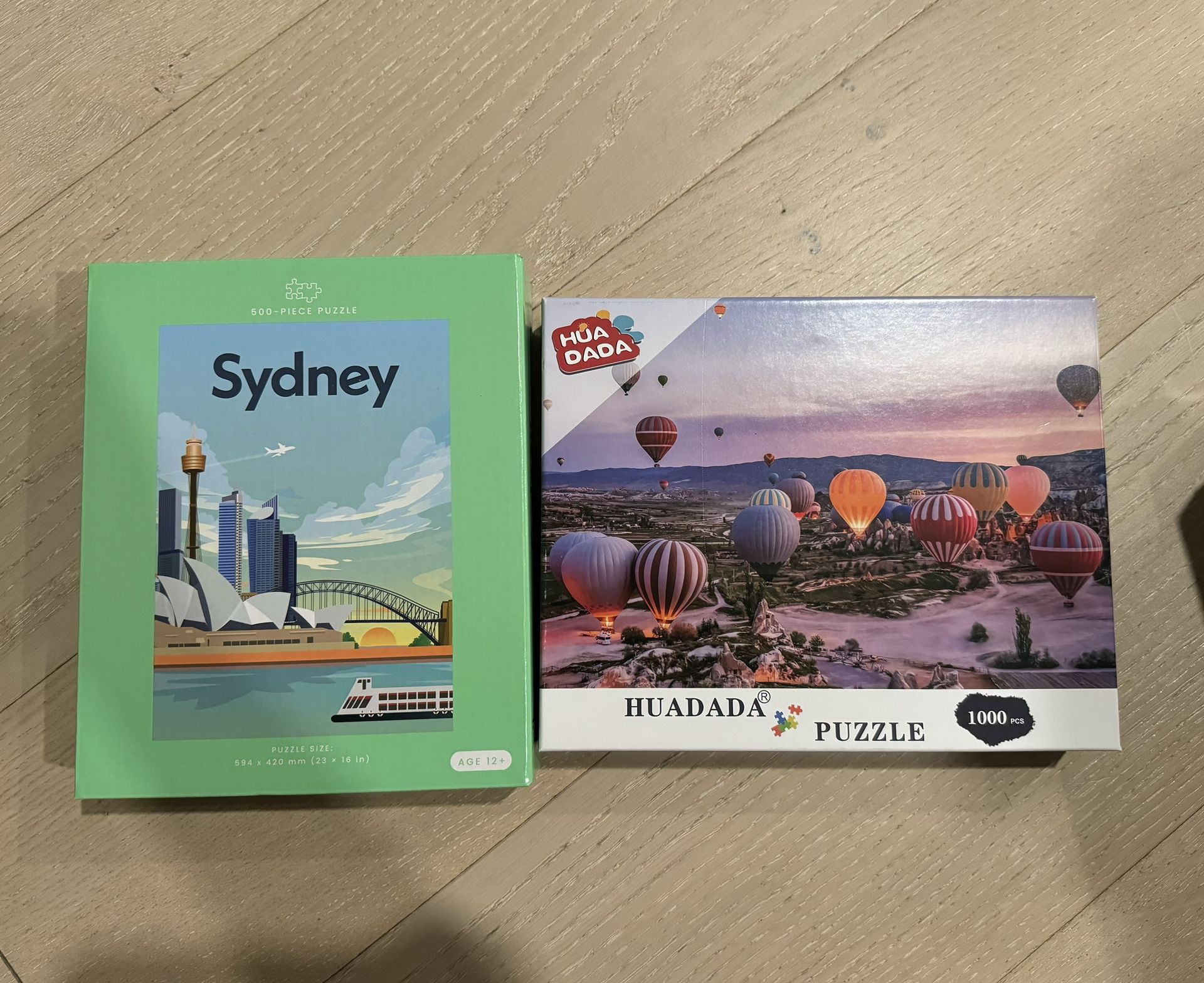 Travel series hot air balloon sydney 2 pack (contact info removed) piece puzzle