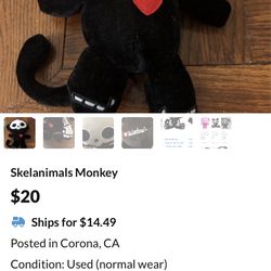 Skelanimals Monkey 