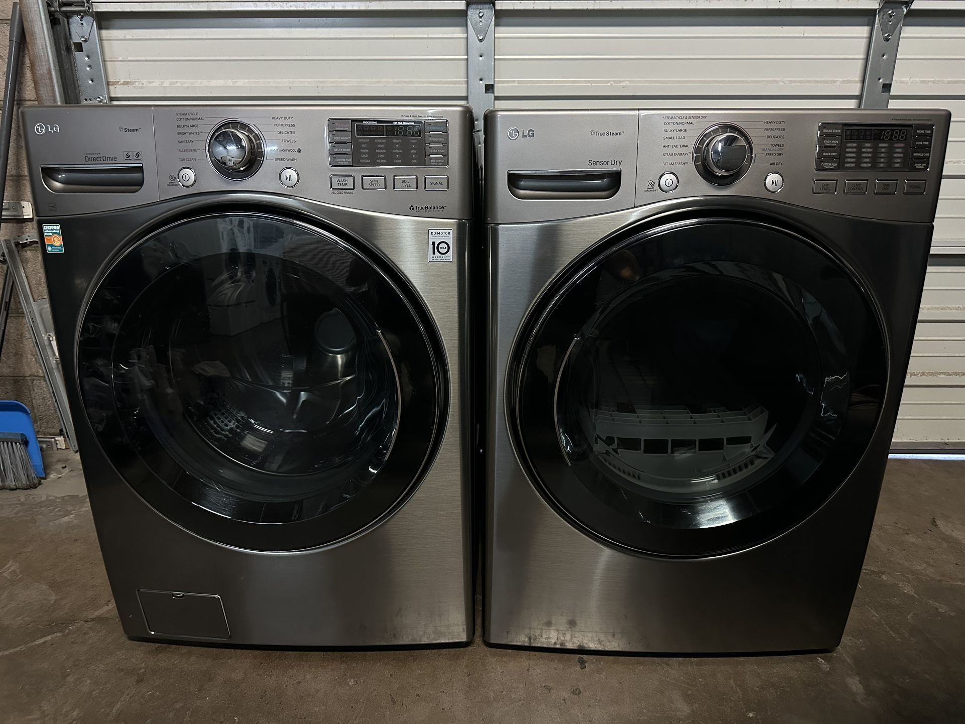 LG WASHER AND ELECTRIC DRYER SET EXCELLENT CONDITIONS