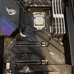 CPU + Motherboard + RAM Combo - Intel I9 Asus z470e 32GB DDR4 RAM