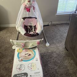 Butterfly Cradle ‘N Swing 