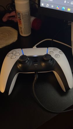 PS5 controller with headset