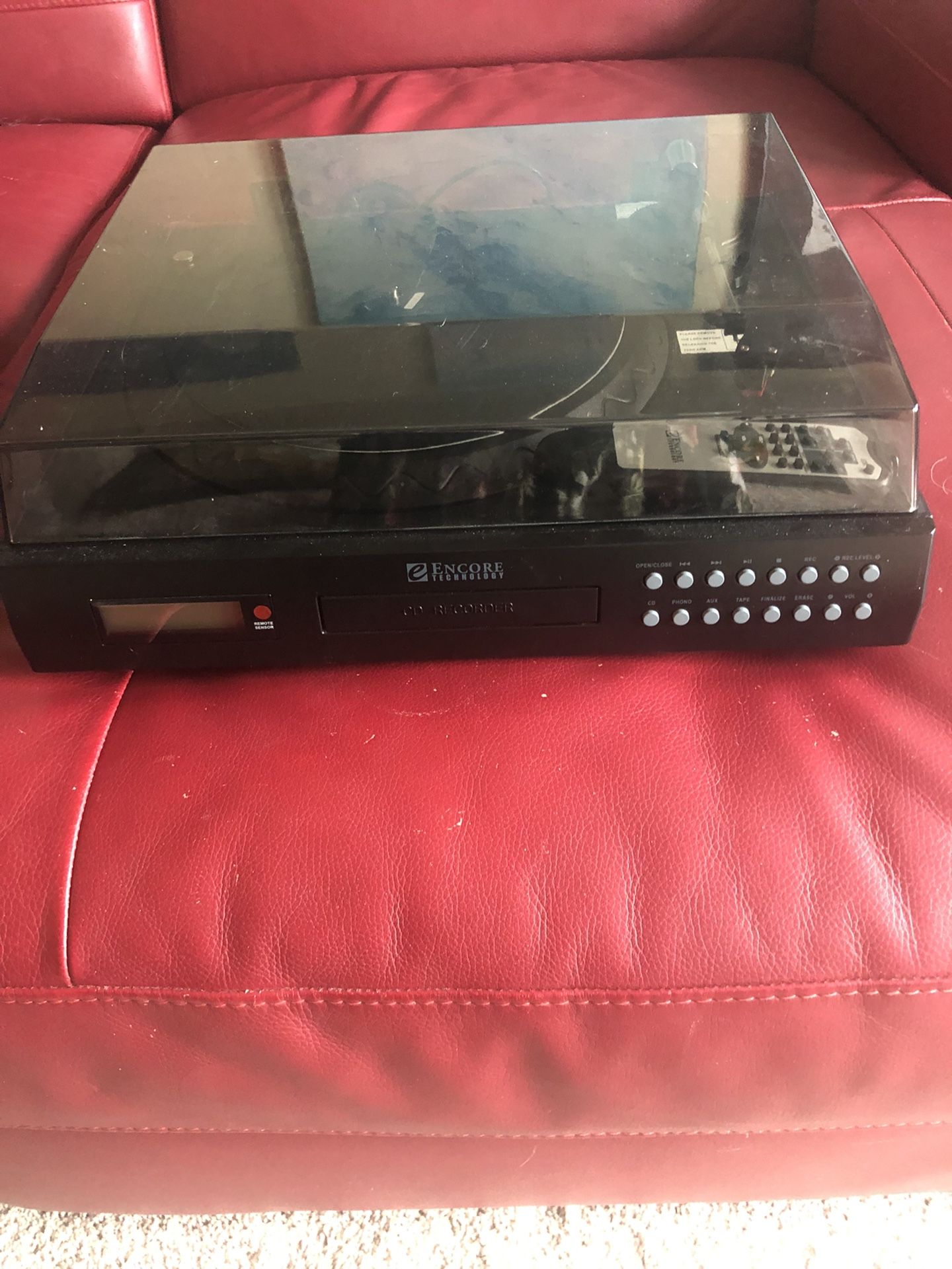 Never Used Encore Technologies USB Turntable Music Combo 2656