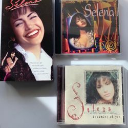 Selena Bundle Of Three (3): 1 Selena VHS and 2 Selena CD’s