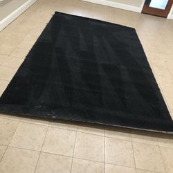 Black Carpet Cut Edges 12 foot x 7 foot
