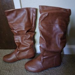 Leather Brown Boots