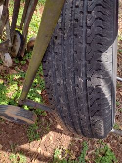 New Trailer Tire On Rim