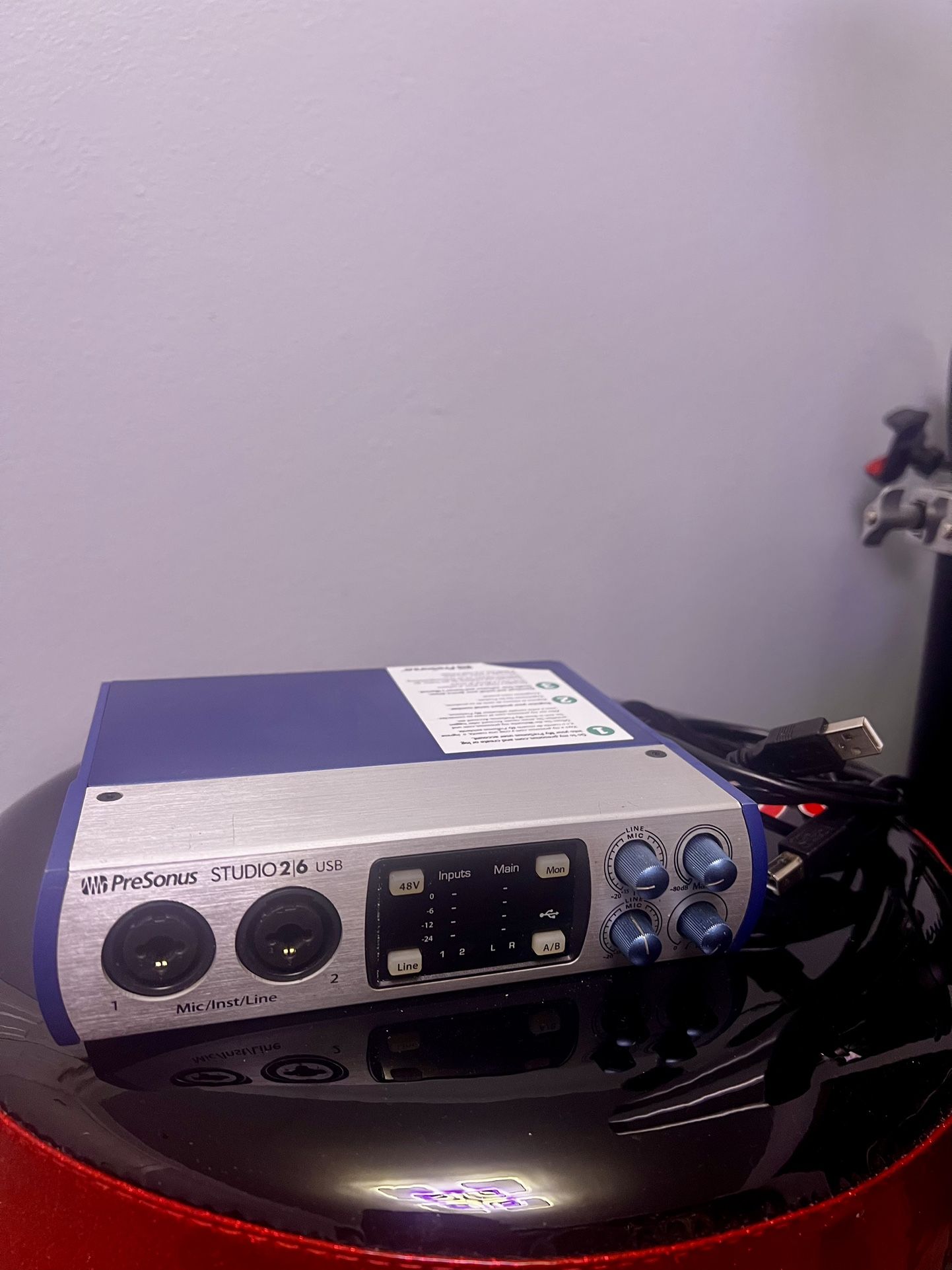 Presonus Studio 2/6 Usb Audio Interface 2 Mic Pres - 4 Line Outs