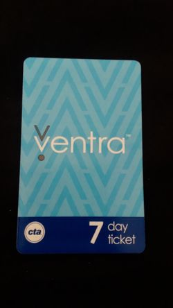 CTA VENTRA 7-DAY PASS. UNLIMITED PASSES FROM 1ST USE