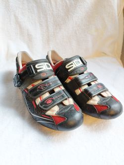 Sidi Hi Tech Carbon Heel Cup Road Bike Shoes 40