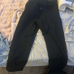 black essentials sweats