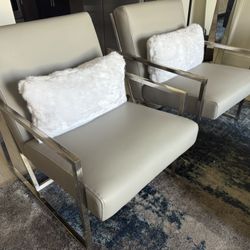 Accent Chairs for sale 250 For Both With Pillows