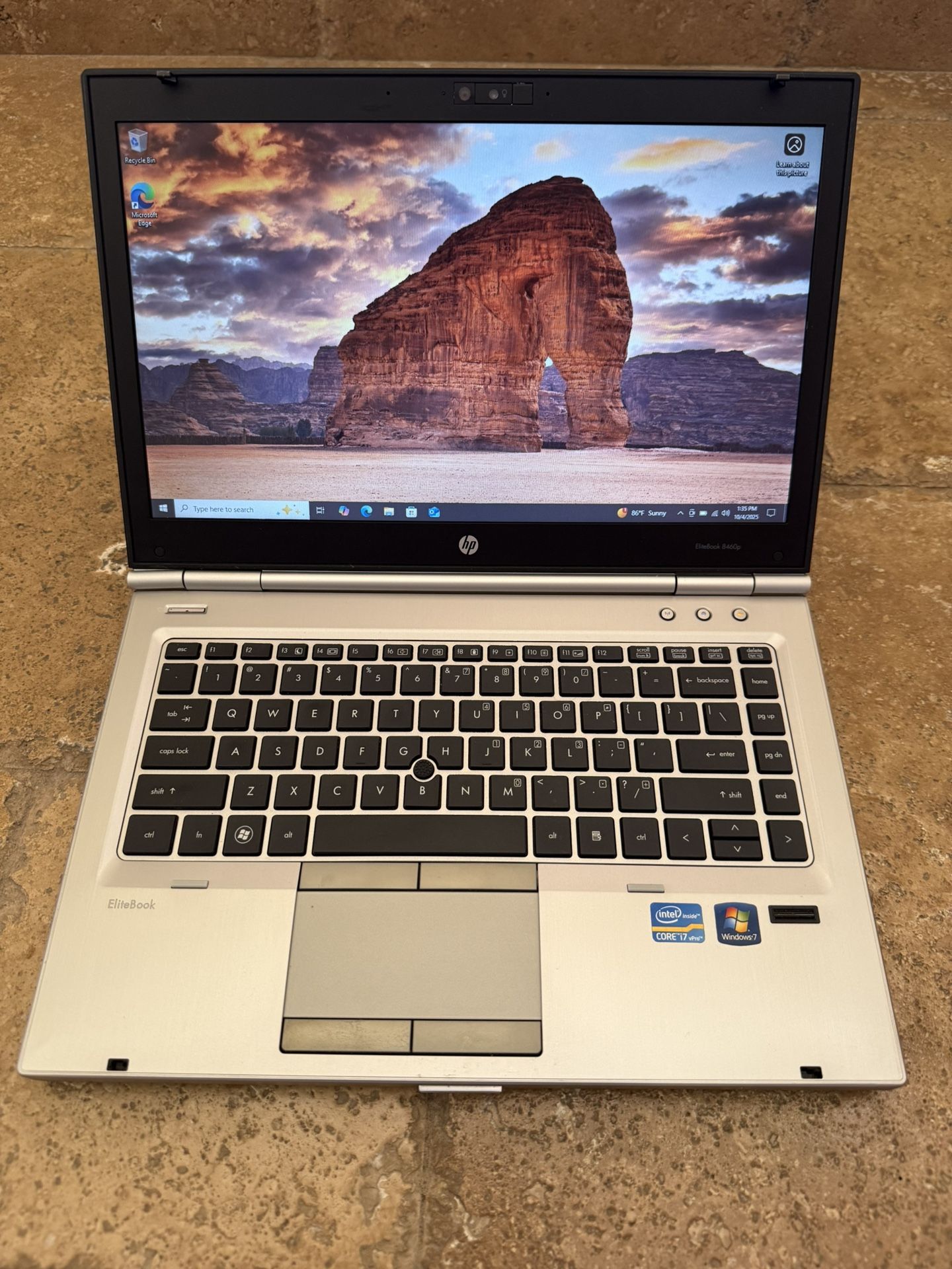 HP EliteBook 8460p Intel Core i7-2620M 2.50GHz Laptop