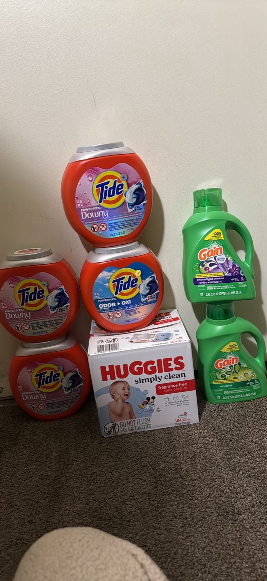 Detergent And Baby Wipe
